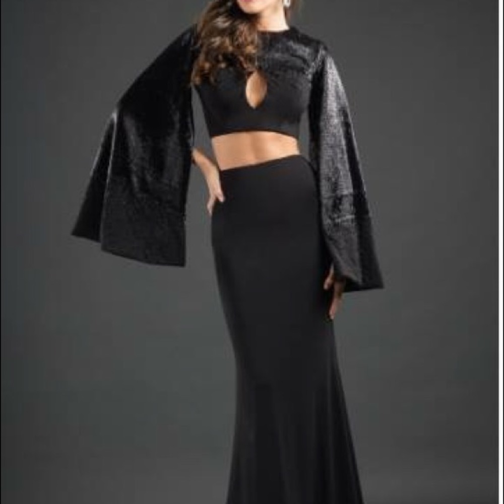 Two Piece Rachel Allan Prom Dress!
